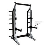 York Barbell Self Standing Half Rack - Silver - Strength Fitness Outlet