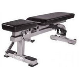 York Barbell Multi-Function Bench with Wheels - Silver - Strength Fitness Outlet - 2