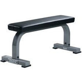 York Barbell Flat Bench - Silver - Strength Fitness Outlet