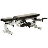 York Barbell Multi-Function Bench with Wheels - White - Strength Fitness Outlet - 2